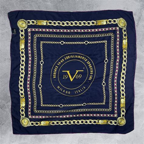 versace 1969 sweet heart scarf multi|Versace scarves for women.